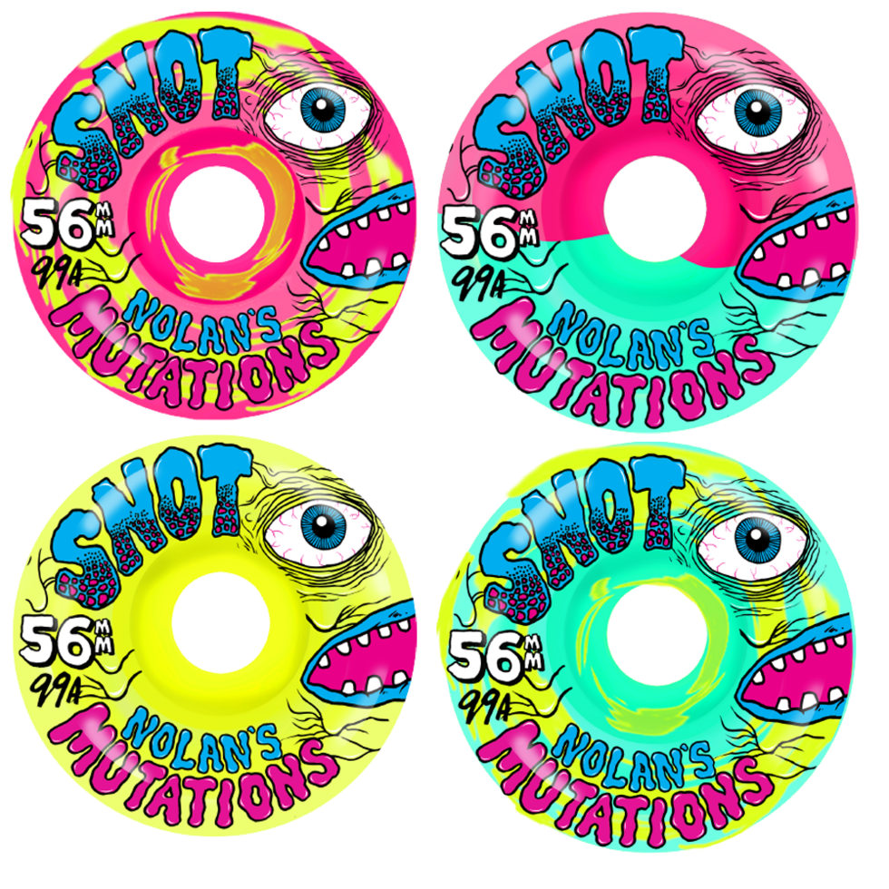 Snot Nolan's Mutations 56mm 99a Wheels 