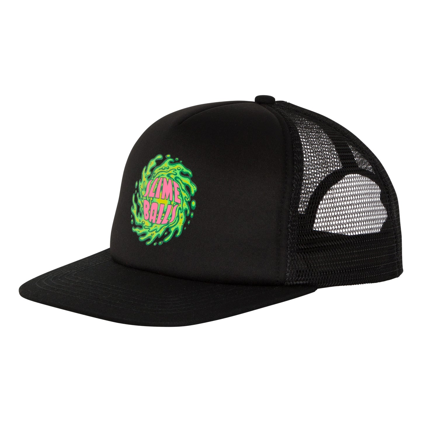 Slime Balls SB Logo Trucker Hat - Black