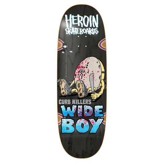 Heroin Curb Killer's Wide Boy 10.75" Deck