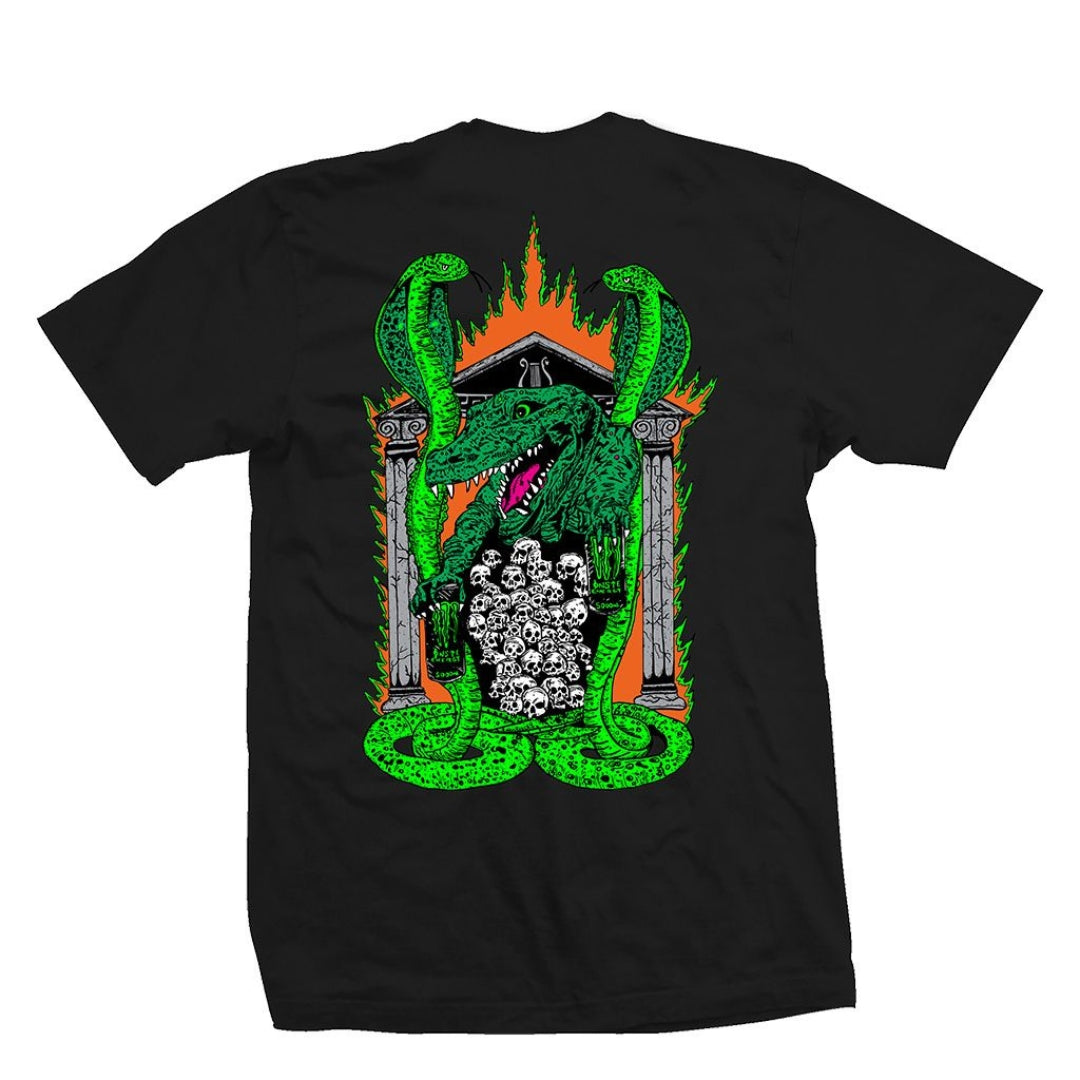 Heroin King Croc Tee - Black