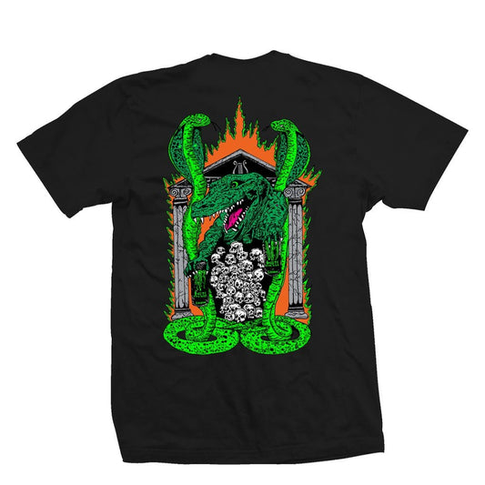 Heroin King Croc Tee - Black