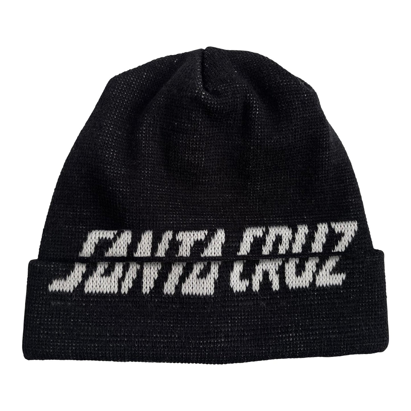 Santa Cruz Split Strip Black Longshoreman Beanie