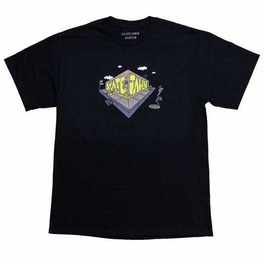 Skate Jawn Corner Tee - Black