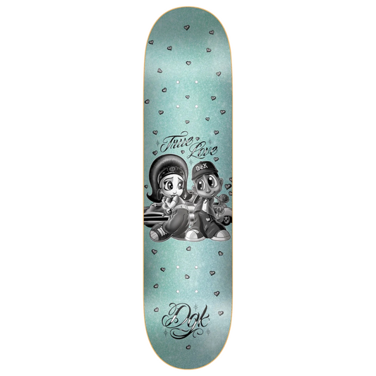 DGK Fool For You 8.25" Deck - Blue Glitter