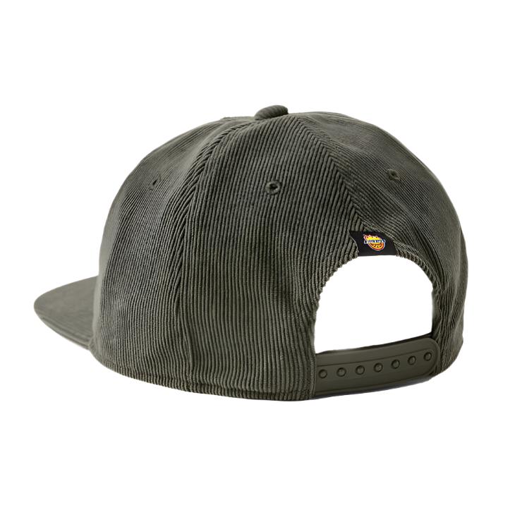 Dickies x Spitfire Corduroy Snapback Hat - Olive Green