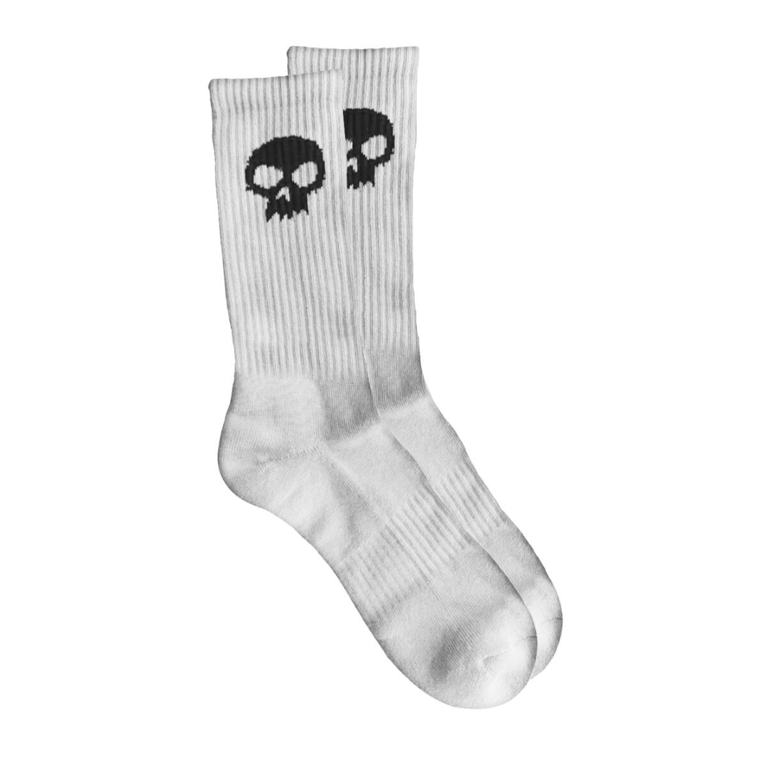 Zero Skull White Socks