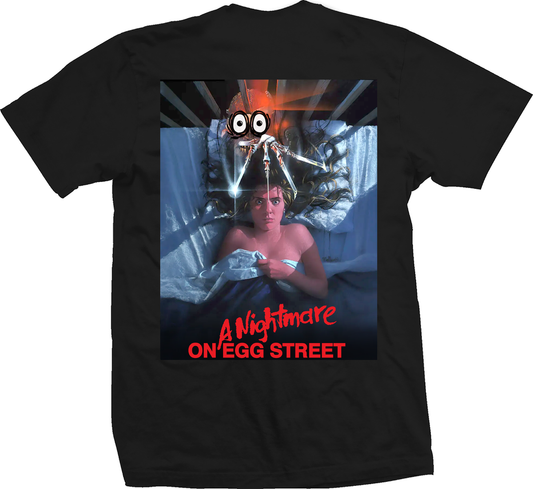 Heroin Nightmare on Egg Street Tee - Black