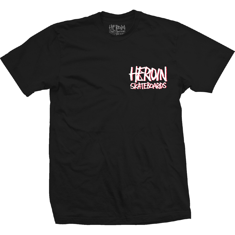 Heroin Nightmare on Egg Street Tee - Black