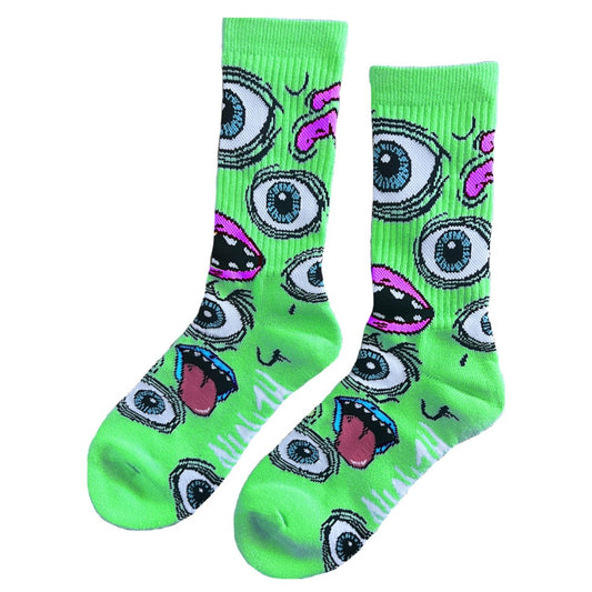 Heroin Mutant Socks - Green