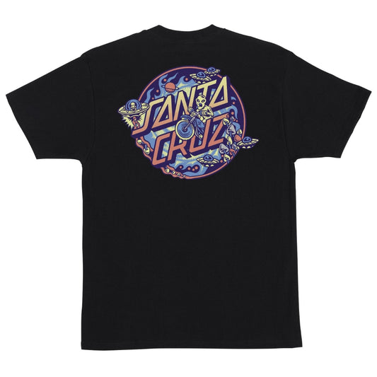 Santa Cruz Winkowski Dope Plant 2 Dot Tee - Black