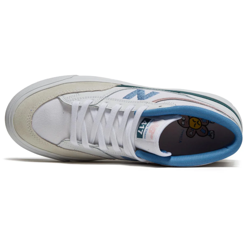 New Balance 417 Villani White/Baby Blue Shoes