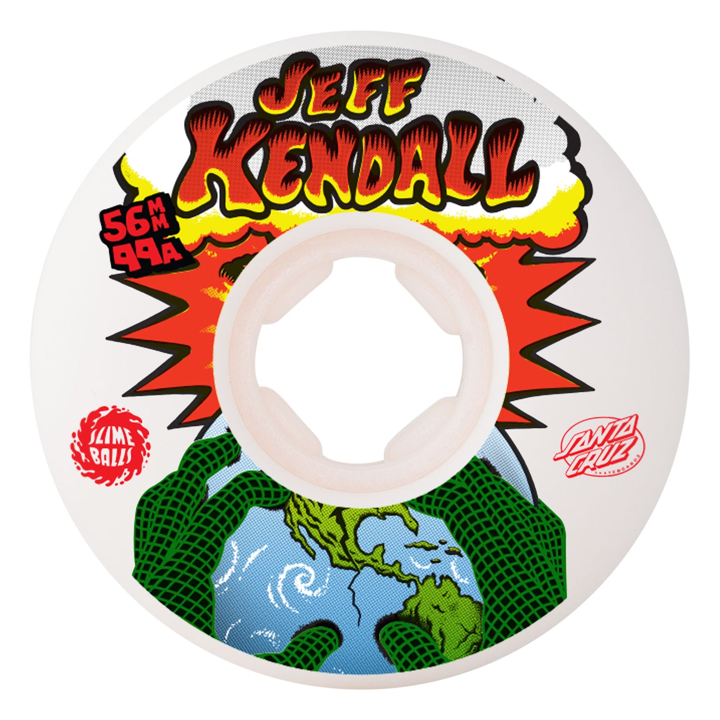 Slime Balls Kendall End of the World 99a 56mm Wheels - White