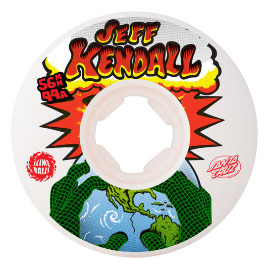 Slime Balls Kendall End of the World 99a 56mm Wheels - White