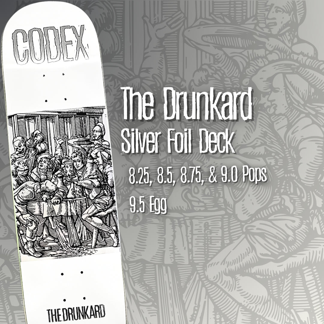 Codex "The Drunkard" Deck - Silver Foil