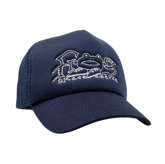 Frog Skateboards Big Shoes Trucker Hat - Navy