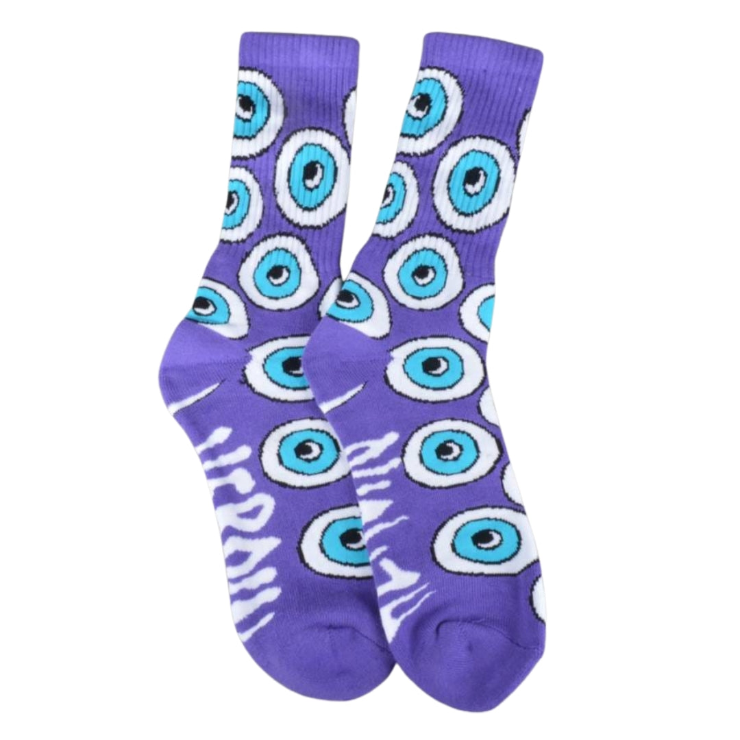 Heroin Mutant Socks - Purple