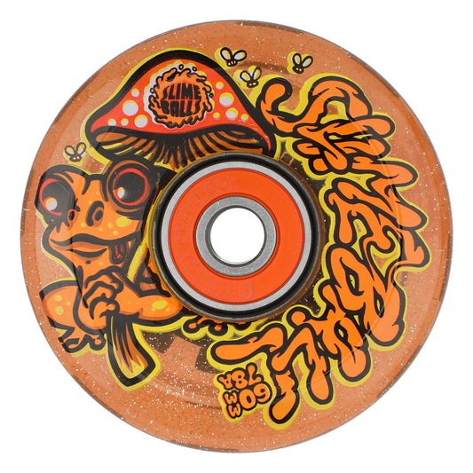 Slime Balls Frog Trips 78a 60mm Light-Up Wheels - Red Glitter