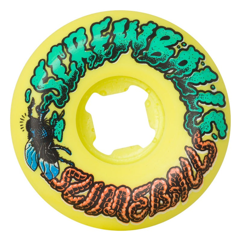 Slime Balls 54mm 99a Screw Balls Speed Balls Yellow Wheels