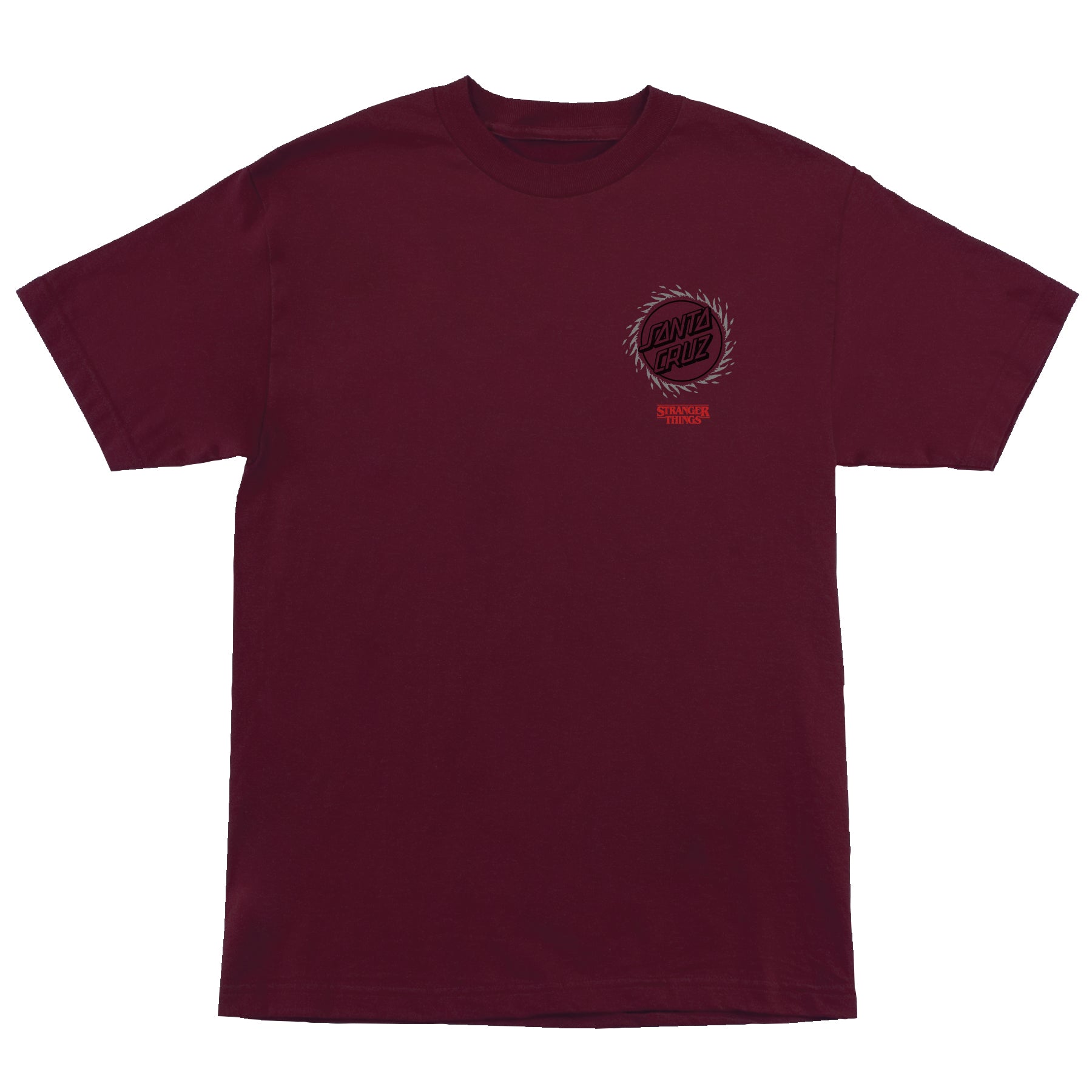 Santa Cruz x Stranger Things Hellfire Pit Tee - Maroon