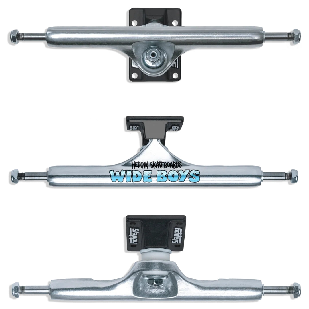 Slappy ST1 Hollow Wide Boy 11.0" Truck - Polished/Black