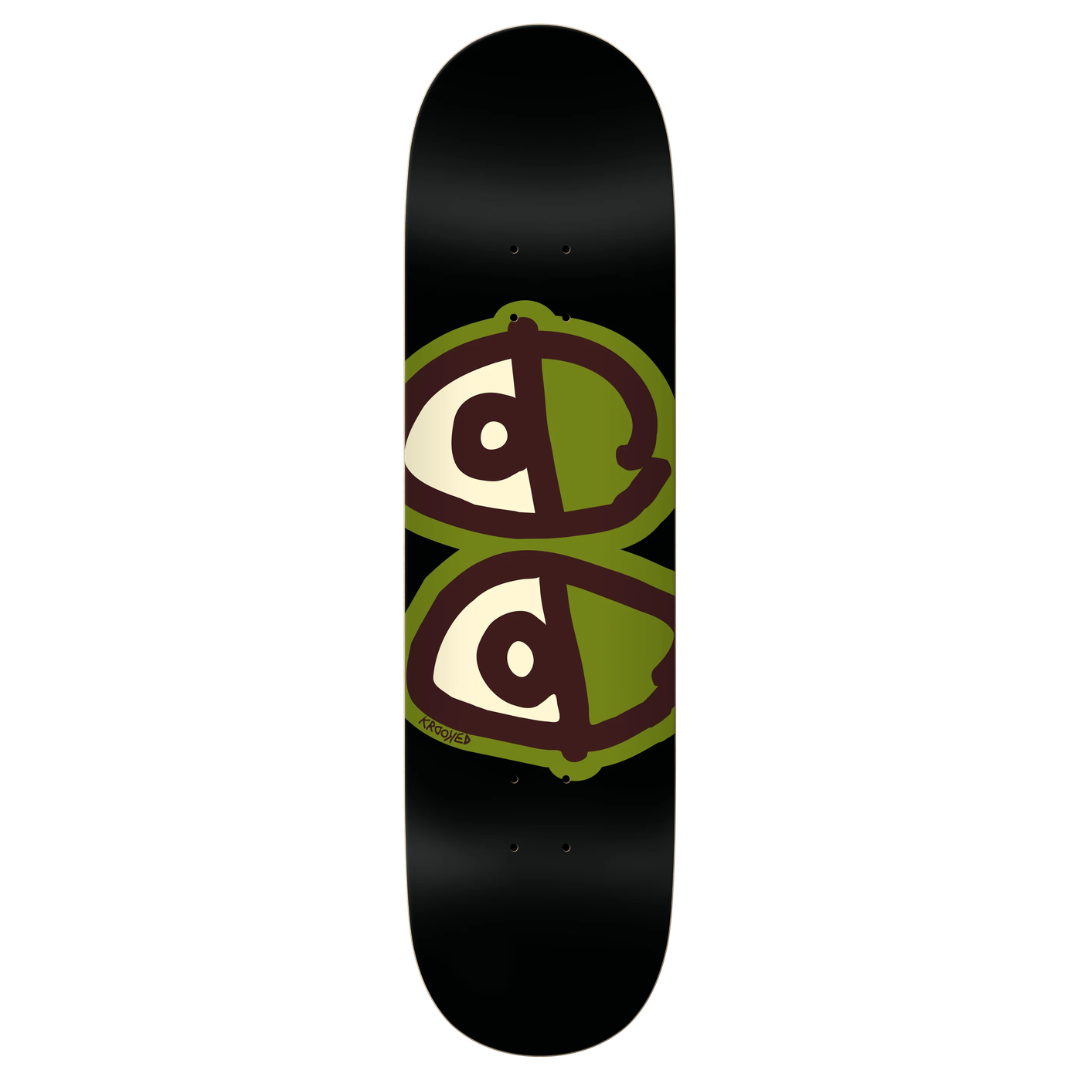Krooked Eyes 8.5" Deck - Black