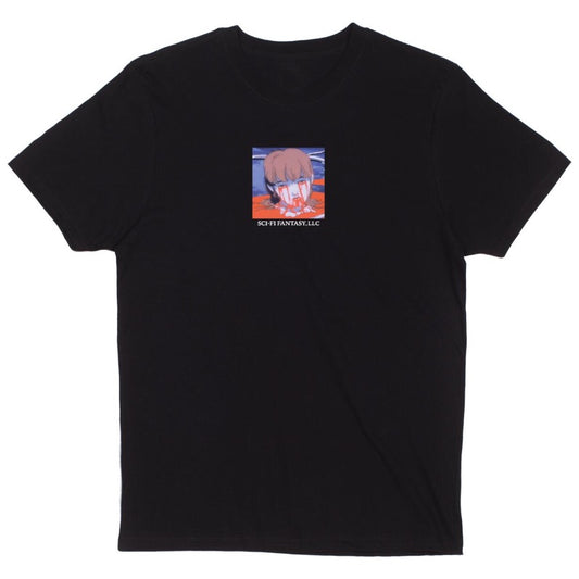 Sci-Fi Fantasy Leaking Eyes Black Tee