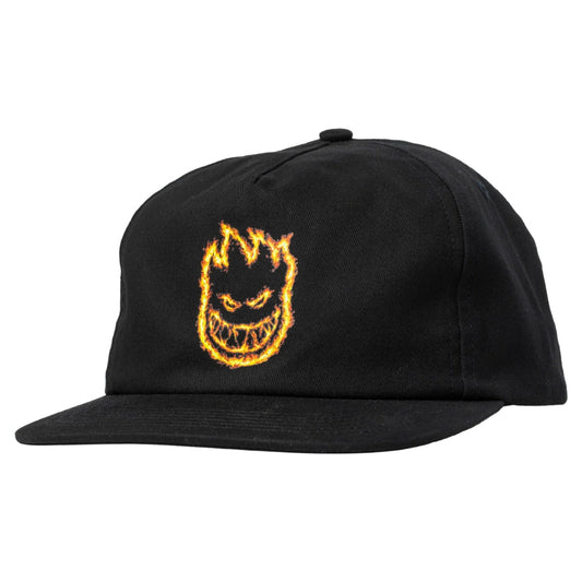 Spitfire Charred Remains Snapback Hat - Black