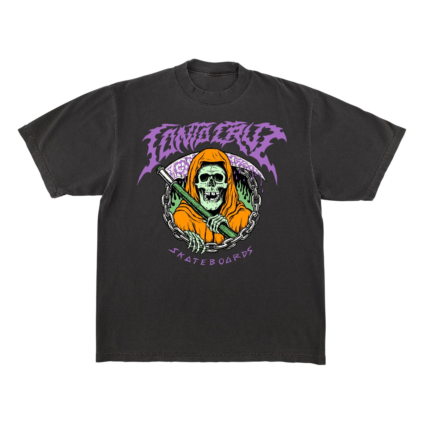 Santa Cruz Out of Time Tee - Shadow