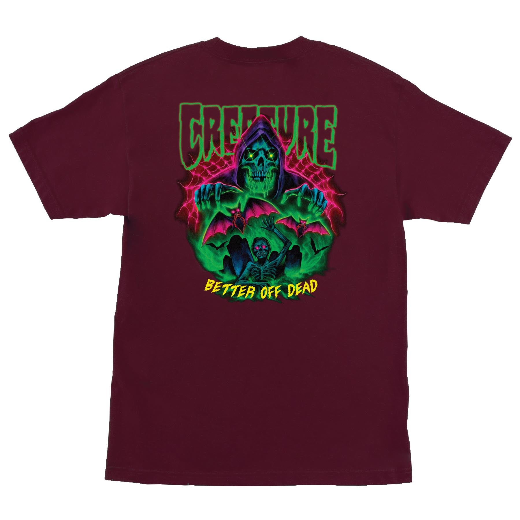 Creature Hellbound Tee - Maroon