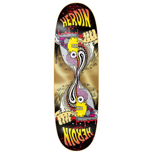 Heroin Merged Razoregg 9.75" Deck - Gold Foil