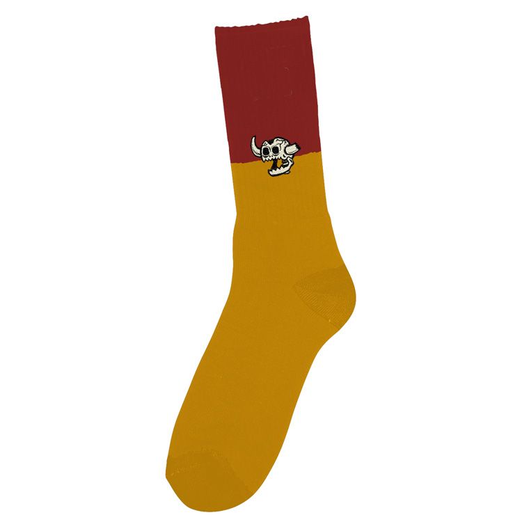 Toy Machine Dead Monster Maroon Split Sock