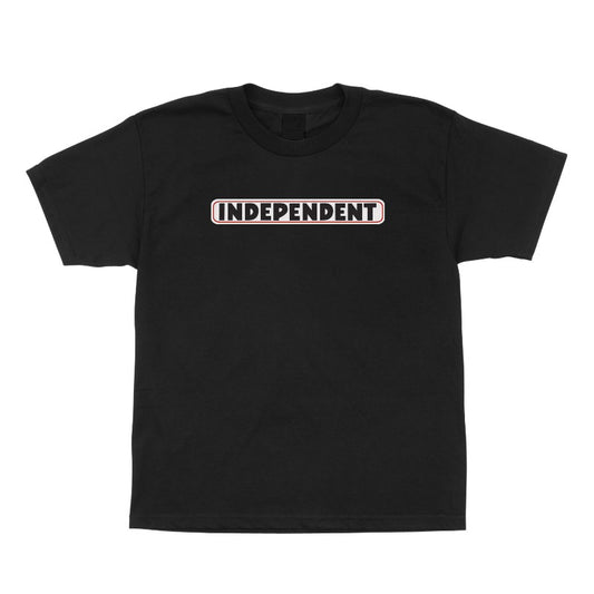 Independent Bar Logo Black Youth Tee