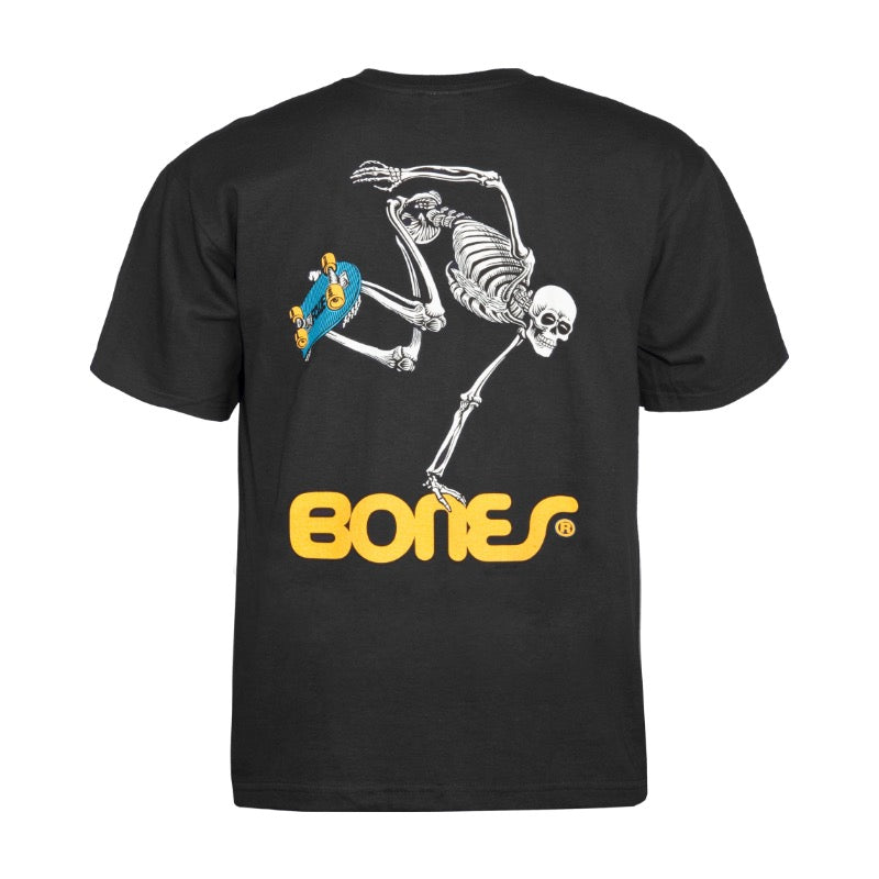 Powell Peralta Skateboarding Skeleton Black Youth Tee - back