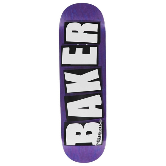 Baker Brand Logo Veneers B2 Shape 8.5" Deck - Purple