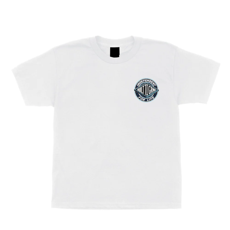 Independent For Life Clutch White Youth Tee