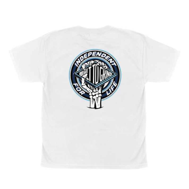 Independent For Life Clutch White Youth Tee