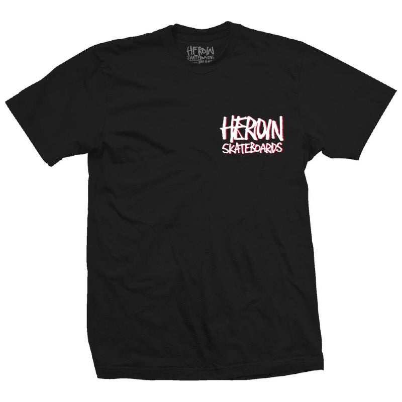 Heroin Curb Killer Knife Black Tee