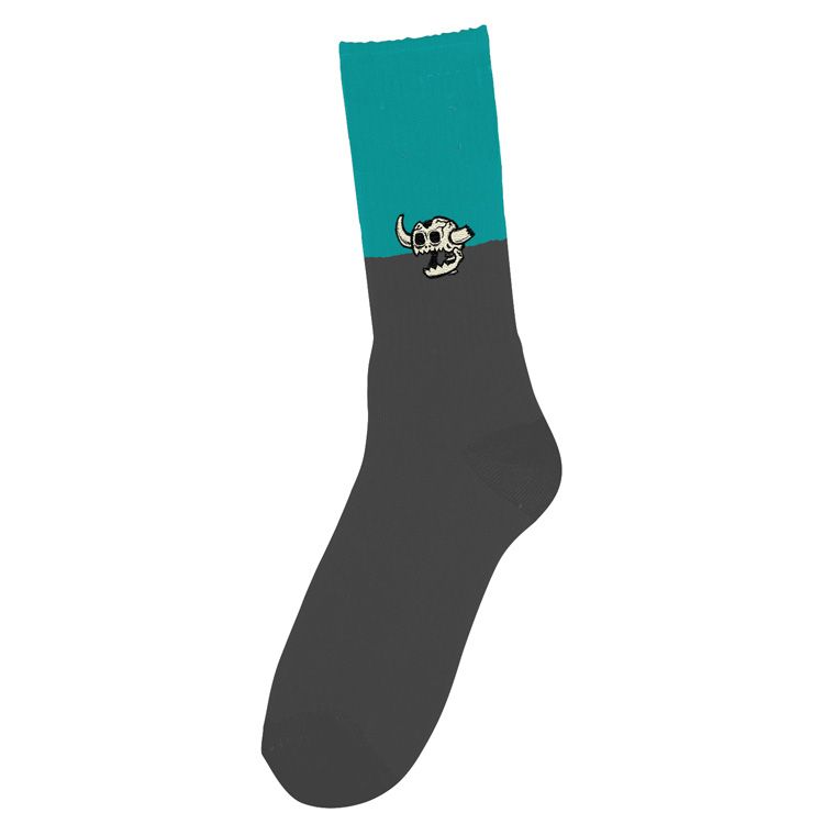 Toy Machine Dead Monster Teal Split Sock