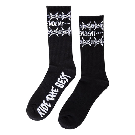 Independent Bratrud Notebook Crew Socks - Black