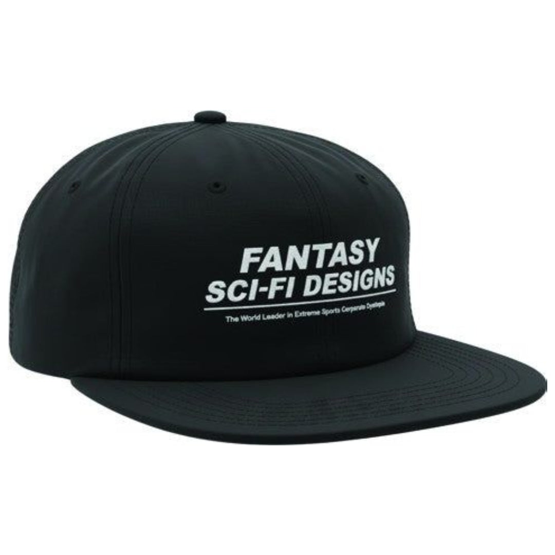 Sci-Fi Fantasy Extreme Design Snapback Hat - Black