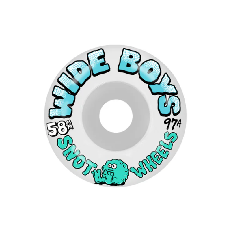 Snot Wide Boys 58mm 97a White Wheels