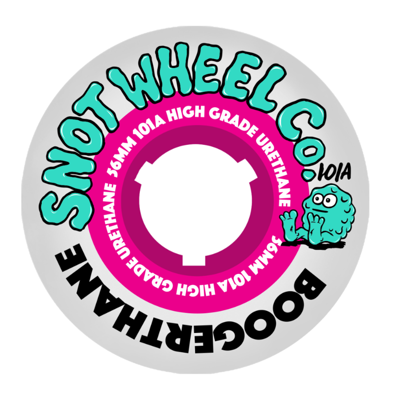 Snot Boogerthane 56mm 101a White/Pink Team Wheels