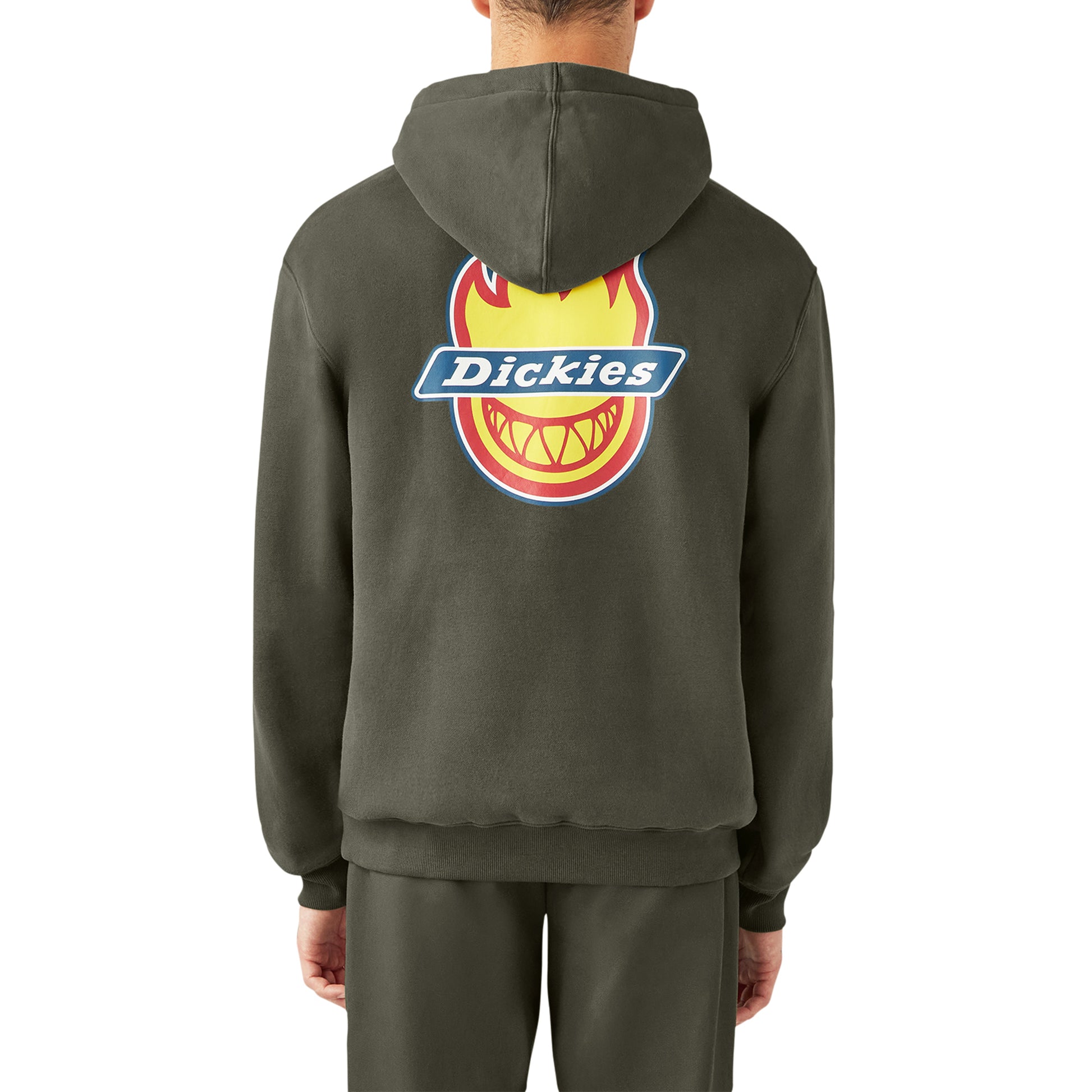 Dickies x Spitfire Graphic Pullover Hoodie - Olive Green