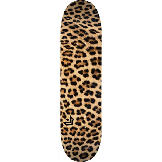 Mini Logo Leopard Fur 8.25" Deck
