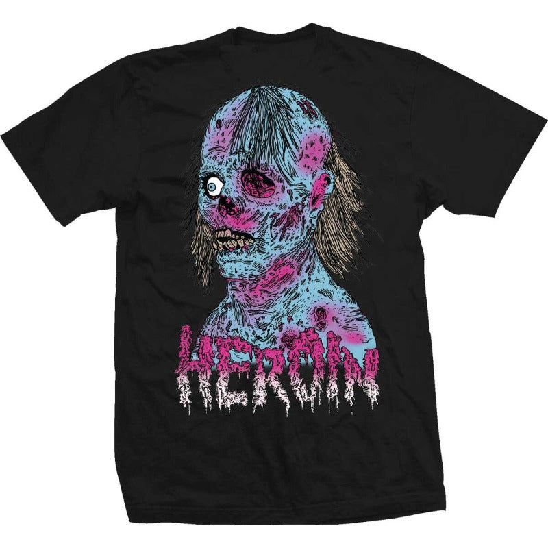 Heroin Skateboards Zombie Black Tee