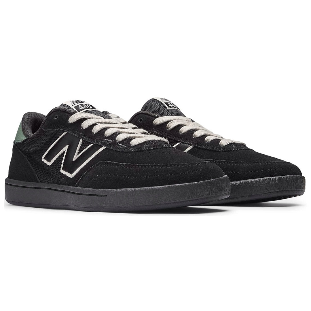 New Balance 440 Shoes - Black/White