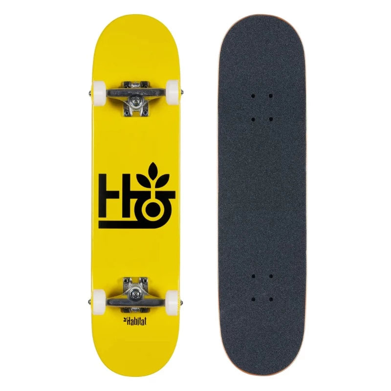 Habitat Pod Yellow 7.5” Complete Skateboard