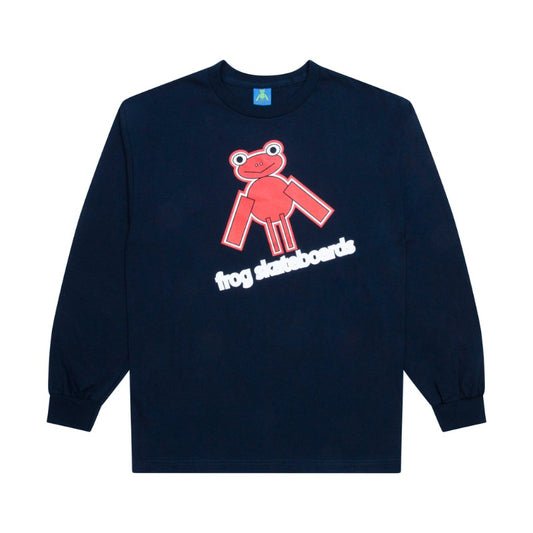 Frog Skateboards Perfect Frog Navy Longsleeve Tee