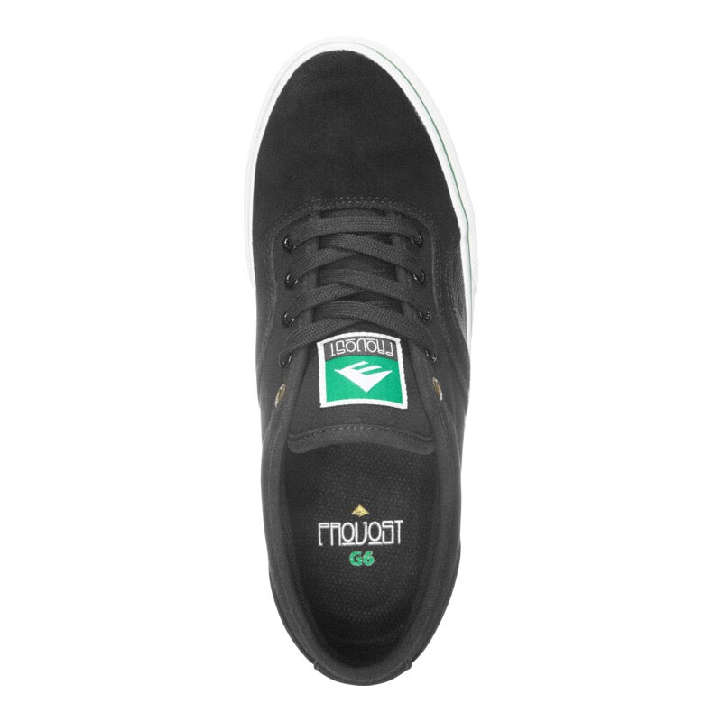 Black/White/Gold Emerica  Provost G6 Shoes