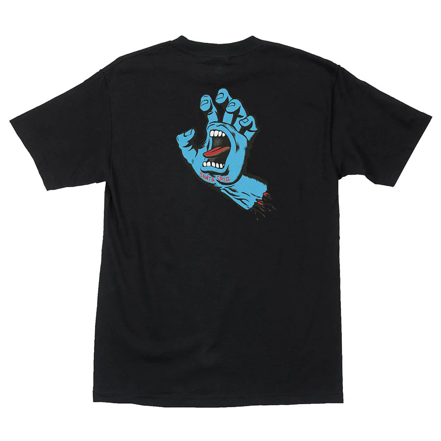 Santa Cruz Screaming Hand Black Tee